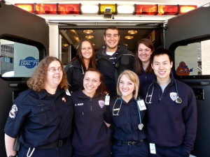 Syracuse Univ Ambulance volunteers