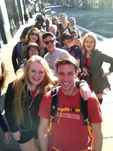 Student group in San Francisco
