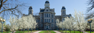 Hall of Languages in spring