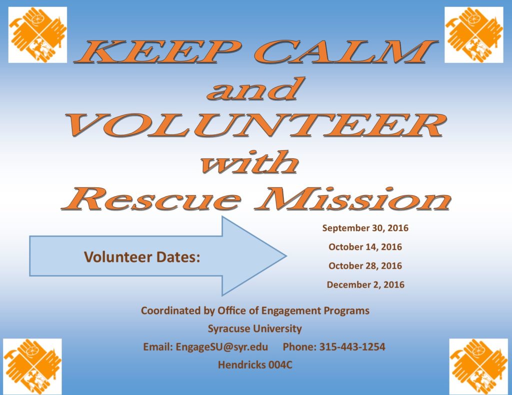 Rescue Mission Flyer