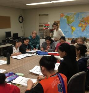 adult learners in the classroom