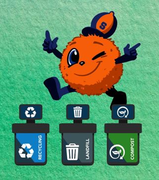 image of Otto and recycling bins