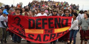 protest march at Standing Rock