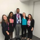 Patty Terhune, Anjali Alwis and teammates at Hult Prize competition