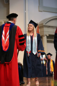 Dana Lechleiter at Honors Convocation