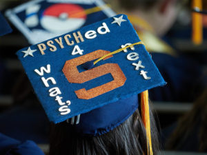 Grad Cap Quote: Psyched for what's next