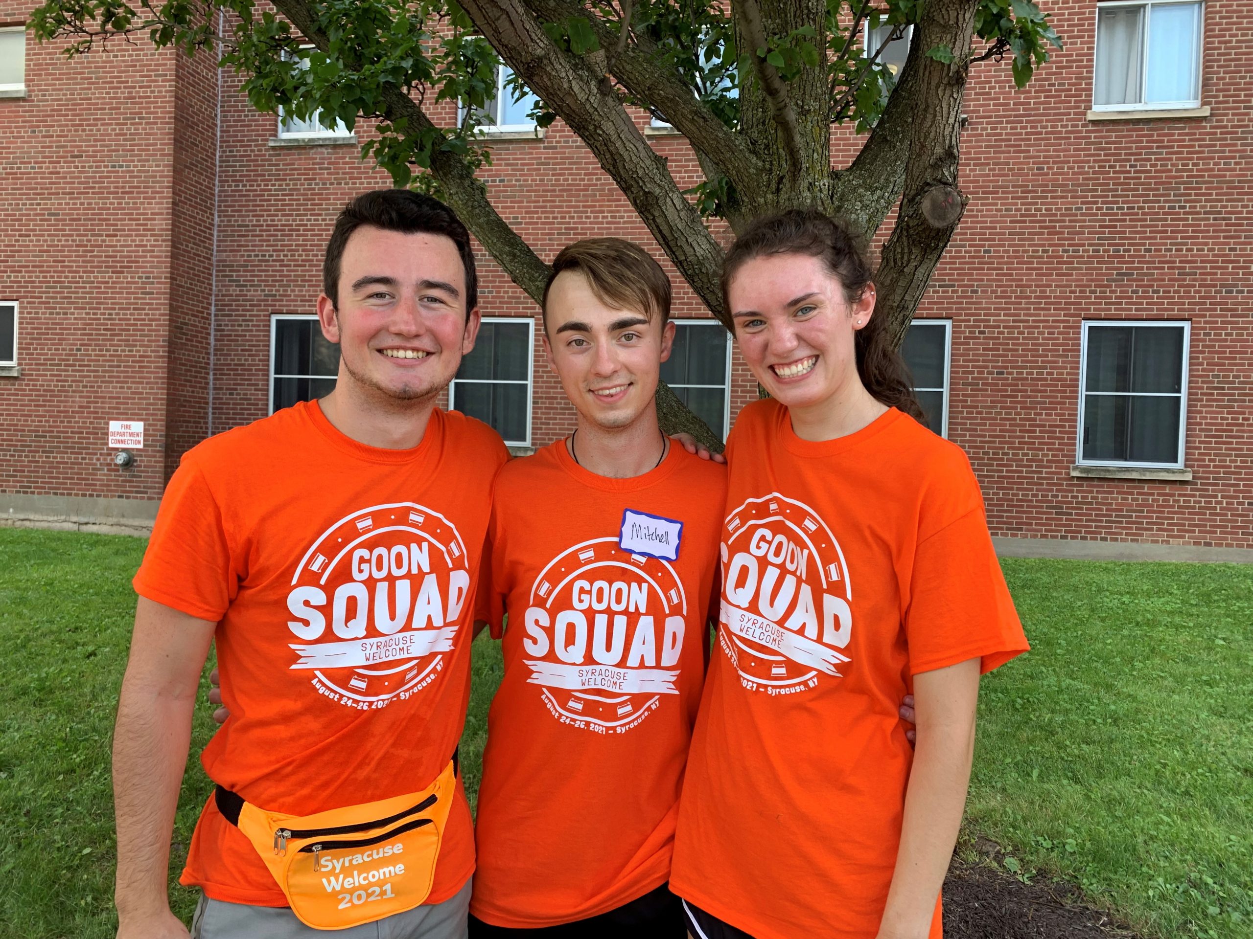 Three Honors volunteers