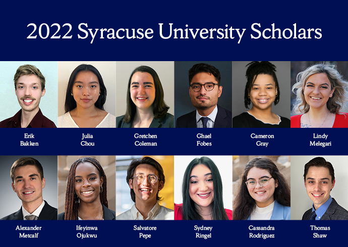 2022 Syracuse University Scholars