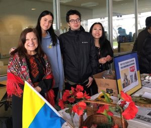 Pat Burak with Ukrainian Student Association