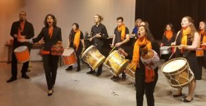 SU's Brazilian Drum Ensemble performs at local library