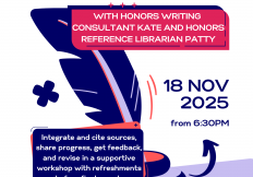 Renée Crown University Honors Program presents (1)