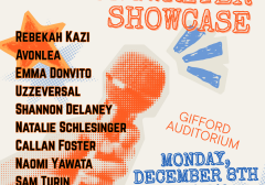 SU Songwriter Showcase poster